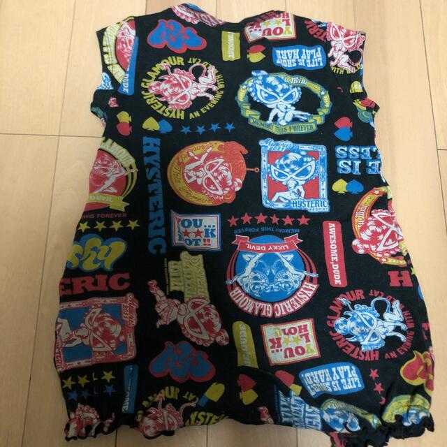 HYSTERIC MINI(ヒステリックミニ)のヒスミニ 半袖ロンパース  70 キッズ/ベビー/マタニティのベビー服(~85cm)(ロンパース)の商品写真