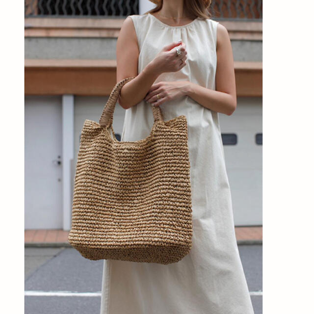 room306 CONTEMPORARY - room306 Handle Design Paper Bag カゴバッグ ...