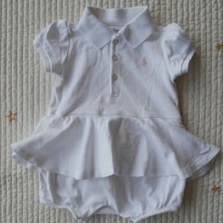 ラルフローレン(Ralph Lauren)の【美品】ラルフローレン 9M/75cm ロンパース ワンピース 2着 女の子(ロンパース)