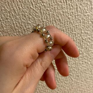 ザラ(ZARA)のシルバーアクセサリー　ビーズリング　ビーズアクセサリー　韓国(リング)