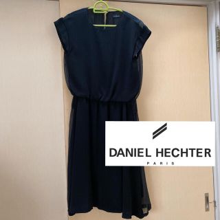 ダニエルロート(DANIEL ROTH)の【美品】DANIEL HECHTER ダニエル エシュテル 上品 ワンピース(ひざ丈ワンピース)