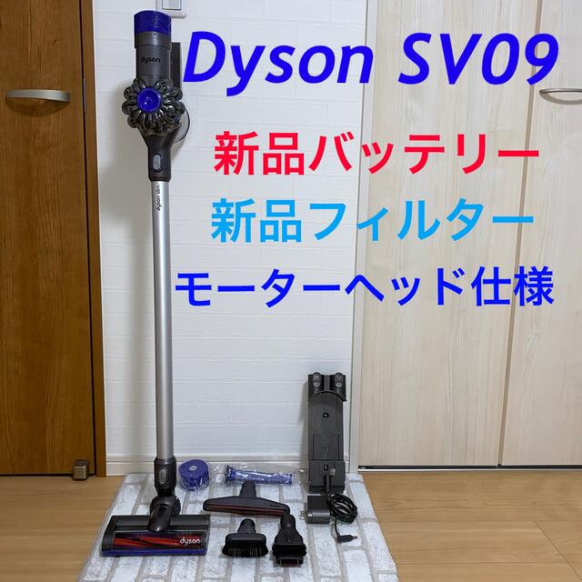 新品バッテリー搭載Dyson SV09セット