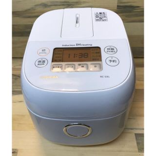 トウシバ(東芝)の【値下げ】TOSHIBA 東芝 IHジャー炊飯器 3合炊き黒色コート釜(炊飯器)