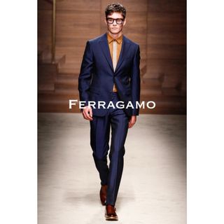2014.AW 国内正規美品■フェラガモ テーラードジャケット・スーツ_ビジネス