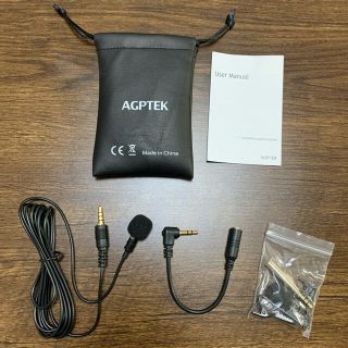 【新品・未使用】AGPTEK ピンマイク クリップマイク コンデンサーマイク(その他)