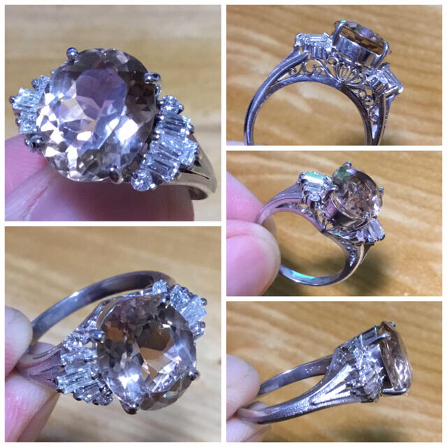 新入荷 のすけ❗️シェリートパーズ✨リング✨約13号✨指輪✨ダイヤ 新入荷 のすけ❗️シェリートパーズ✨リング✨約13号✨指輪✨ダイヤ