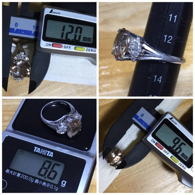 新入荷 のすけ❗️シェリートパーズ✨リング✨約13号✨指輪✨ダイヤ 新入荷 のすけ❗️シェリートパーズ✨リング✨約13号✨指輪✨ダイヤ