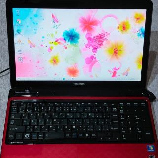 トウシバ(東芝)の★アラボン様専用☆東芝☆レッド♪高性能i7搭載☆高速SSD256G☆オフィス付(ノートPC)