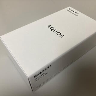 シャープ(SHARP)のSHARP AQUOS sense4 SH-M15 ブラック(スマートフォン本体)