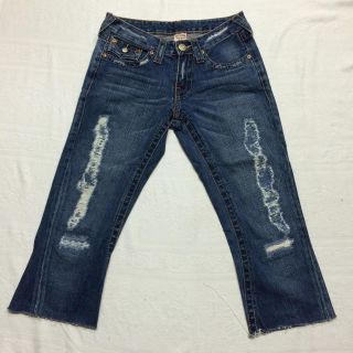 トゥルーレリジョン(True Religion)のtruereligion ダメージ デニム ジーンズ W27(デニム/ジーンズ)