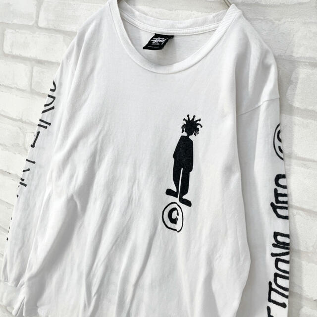 STUSSY シャドーマン 長袖 TEE メキシコ製 - Tシャツ