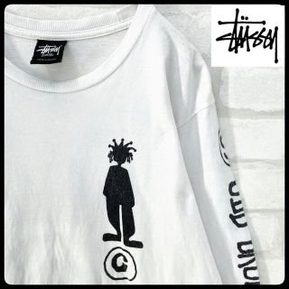 ステューシー(STUSSY)の【激レア】STUSSY シャドーマン 両面プリント メキシコ製 ロンT 匿名配送(Tシャツ/カットソー(七分/長袖))