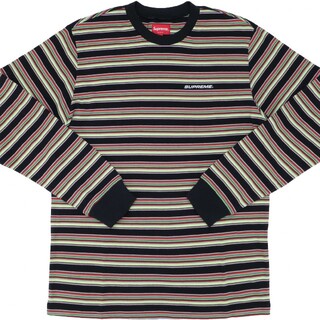 シュプリーム メンズのTシャツ・カットソー(長袖)（ストライプ）の通販 