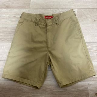 シュプリーム(Supreme)のsupreme work short 30 khaki(ショートパンツ)