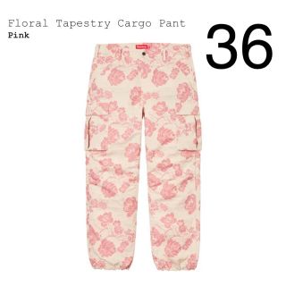 シュプリーム(Supreme)の希少 36 Supreme floral tapestry cargo pant(ワークパンツ/カーゴパンツ)