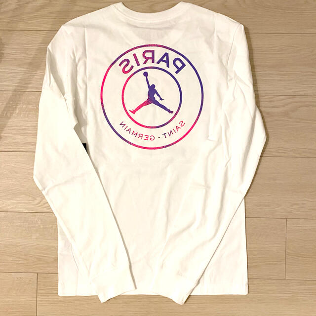 NIKE(ナイキ)の【新品】NIKE ナイキ パリ・サンジェルマン ロンT ホワイト M メンズのトップス(Tシャツ/カットソー(七分/長袖))の商品写真