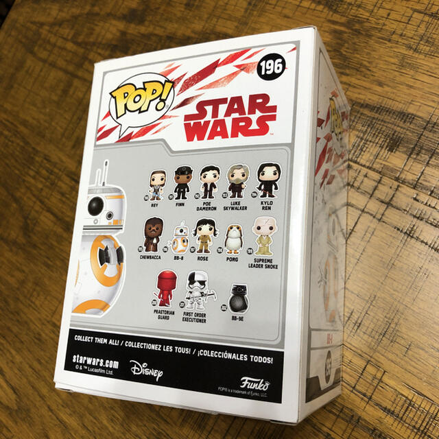 Disney(ディズニー)のFUNKO POP!『スター・ウォーズ/最後のジェダイ』BB-8 エンタメ/ホビーのフィギュア(SF/ファンタジー/ホラー)の商品写真