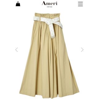 アメリヴィンテージ(Ameri VINTAGE)のLOGO BELT WIDE PANTS(カジュアルパンツ)