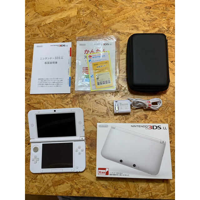 Nintendo 3DS  LL 本体 ホワイト エンタメ/ホビーのゲームソフト/ゲーム機本体(携帯用ゲーム機本体)の商品写真