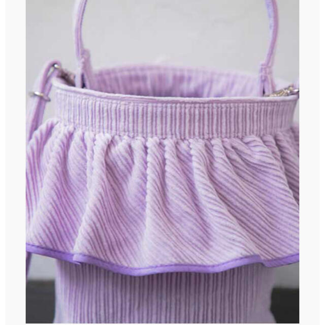 Drawer(ドゥロワー)の柚子様専用セツコサジテール　シティラベンダーコーデュロイ レディースのバッグ(ショルダーバッグ)の商品写真