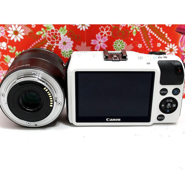 スマホ転送 ️キャノン EOS M ホワイト Canon ミラーレス 白の通販 by SUNNY｜ラクマ