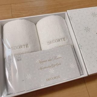 コスメデコルテ(COSME DECORTE)のコスメデコルテ　フェイスタオル　非売品(タオル/バス用品)