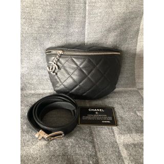 CHANEL - 極美品／正規品 シャネル キャビアスキン ボディバッグ ...