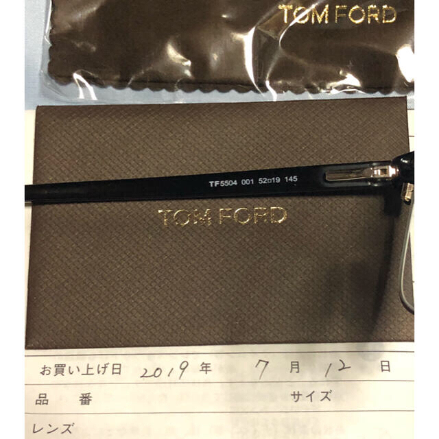 高級眼鏡の代名詞◇人気のTOM FORD サーモントブロー型◇度なし伊達レンズ入