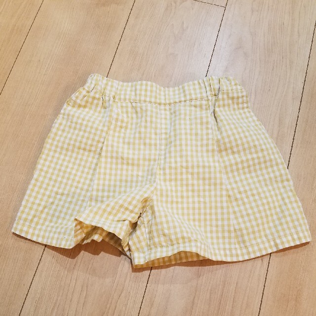 UNIQLO(ユニクロ)のUNIQLO チェック パンツ 110 キッズ/ベビー/マタニティのキッズ服女の子用(90cm~)(パンツ/スパッツ)の商品写真