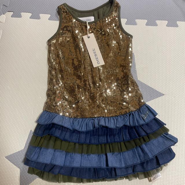 DIESEL(ディーゼル)のDIESEL　子供服 キッズ/ベビー/マタニティのキッズ服女の子用(90cm~)(ワンピース)の商品写真