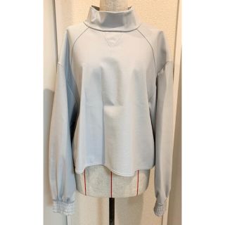 ザラ(ZARA)のZARA ジャージトップス　ライトグレー(Tシャツ(長袖/七分))