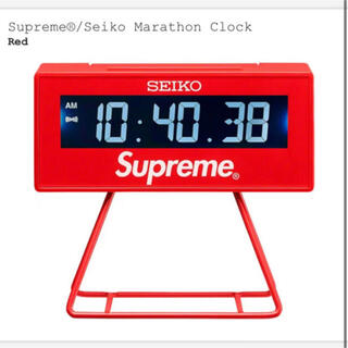 シュプリーム(Supreme)の商品名：Supreme®/Seiko Marathon Clock(置時計)