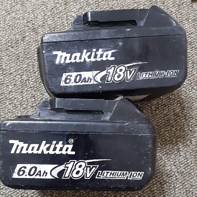 Makita 6.0 18v バッテリー２個