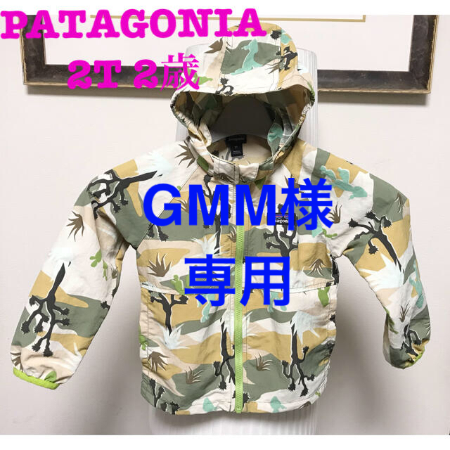 patagonia(パタゴニア)のトドラー2歳パタゴニアPATAGONIA90サイズ2Tナイロン100%パーカー キッズ/ベビー/マタニティのキッズ服男の子用(90cm~)(ジャケット/上着)の商品写真