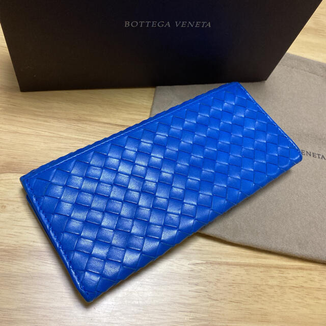 Bottega Veneta(ボッテガヴェネタ)のBOTTEGA VENETA ボッテガヴェネタ イントレチャート 札カード入れ メンズのファッション小物(長財布)の商品写真