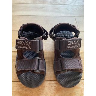 SHAKA スポーツサンダル　ブラウン　kids  17.5cm 　夏用(サンダル)