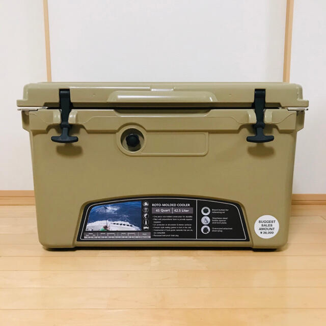 新品 アイスランドクーラー サンド Iceland 45QT クーラーボックス