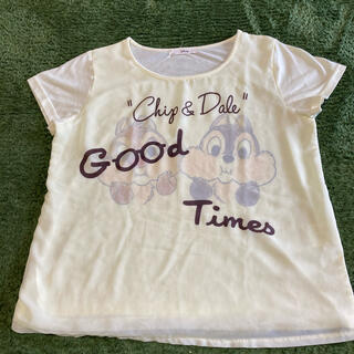 ディズニー(Disney)のチップとデール　Tシャツ(Tシャツ/カットソー)