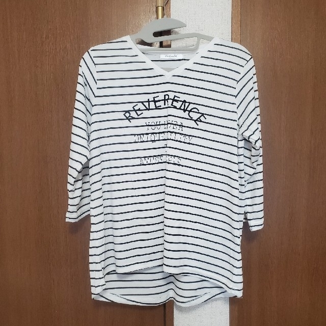 7分袖 シャツ レディースのトップス(Tシャツ(長袖/七分))の商品写真