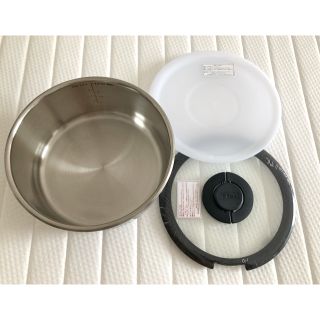 ティファール(T-fal)の【新品】T-fal ステンレス ソースパン20cm 3点(鍋/フライパン)