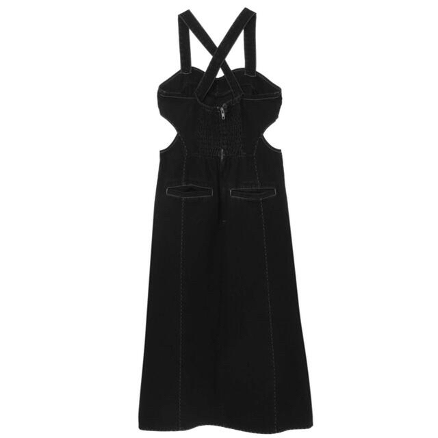 【完売品】THICK STITCH TIGHT DRESS BLACK 3