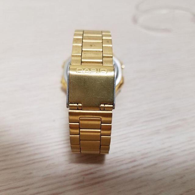 CASIO A168WG-9 3298 チープカシオ ゴールド デジタル腕時計  レディースのファッション小物(腕時計)の商品写真