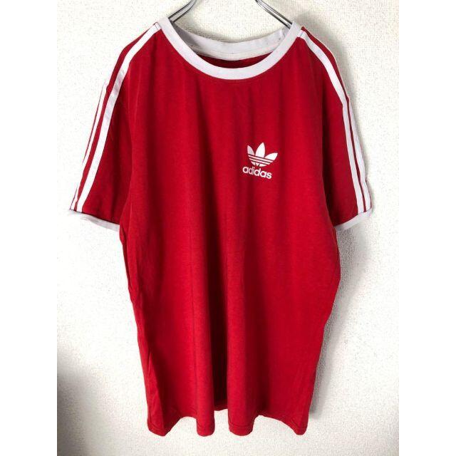 adidas(アディダス)のアディダス adidas プリント ロゴ 半袖 リンガーTシャツ トリムTシャツ メンズのトップス(Tシャツ/カットソー(半袖/袖なし))の商品写真