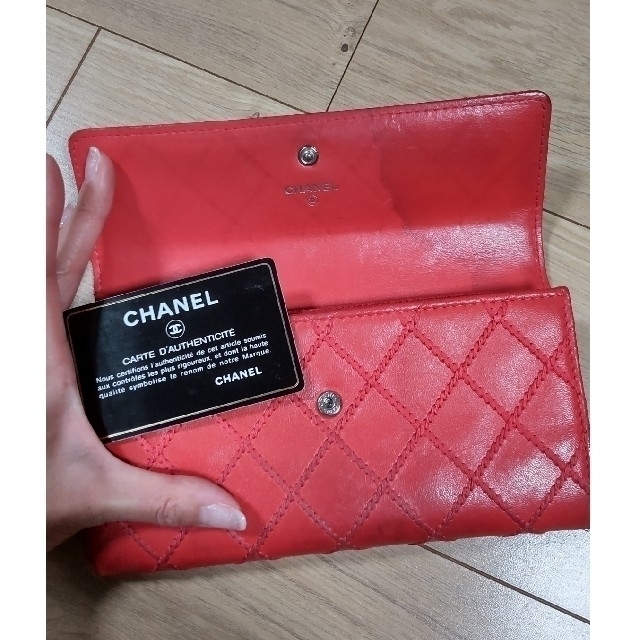 CHANEL(シャネル)の<汚れあり> シャネル ピンク 財布 レディースのファッション小物(財布)の商品写真