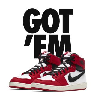 ナイキ(NIKE)のAJKO1 Chicago air Jordan 1 KO ジョーダン1KO(スニーカー)