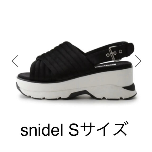 SNIDEL(スナイデル)のsnidel スニーカーソールサンダル スナイデル レディースの靴/シューズ(サンダル)の商品写真