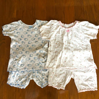 キッドブルー(KID BLUE)の専用　半袖パジャマ　130 セット　綿100(パジャマ)
