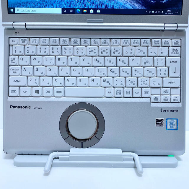 Panasonic(パナソニック)のMSオフィス付レッツノートCF-SZ5 マルチドライブ付SSD256G スマホ/家電/カメラのPC/タブレット(ノートPC)の商品写真