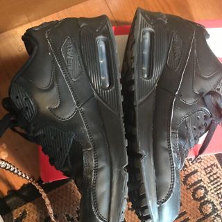 ナイキ(NIKE)のNIKE エアマックス90 レザー　25 airmax 90(スニーカー)