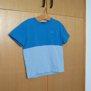 ユナイテッドアローズグリーンレーベルリラクシング(UNITED ARROWS green label relaxing)の【匿名】green label relaxing 青×水色 半袖Tシャツ 115(Tシャツ/カットソー)